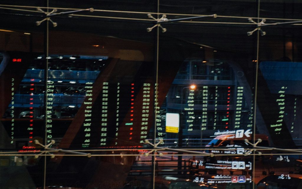 a large building with a lot of lights on it
